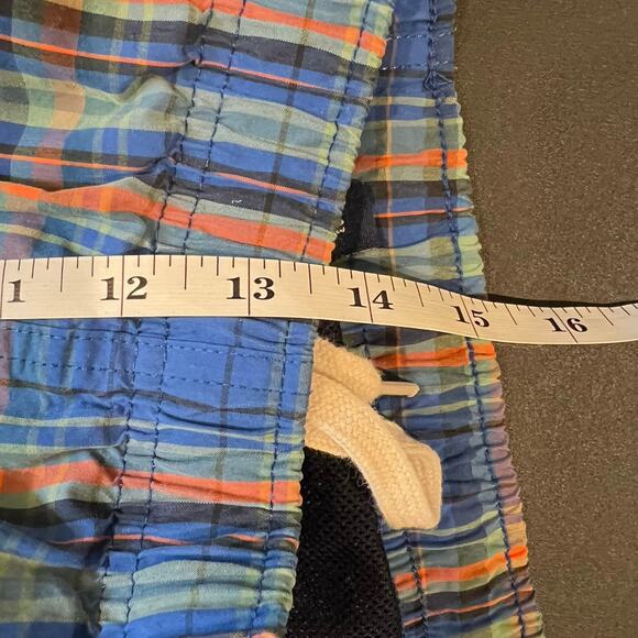 Polo Sport Ralph Lauren Swim Shorts Trunks Men’s XL Lined Plaid Blue Mul… - Picture 12 of 14